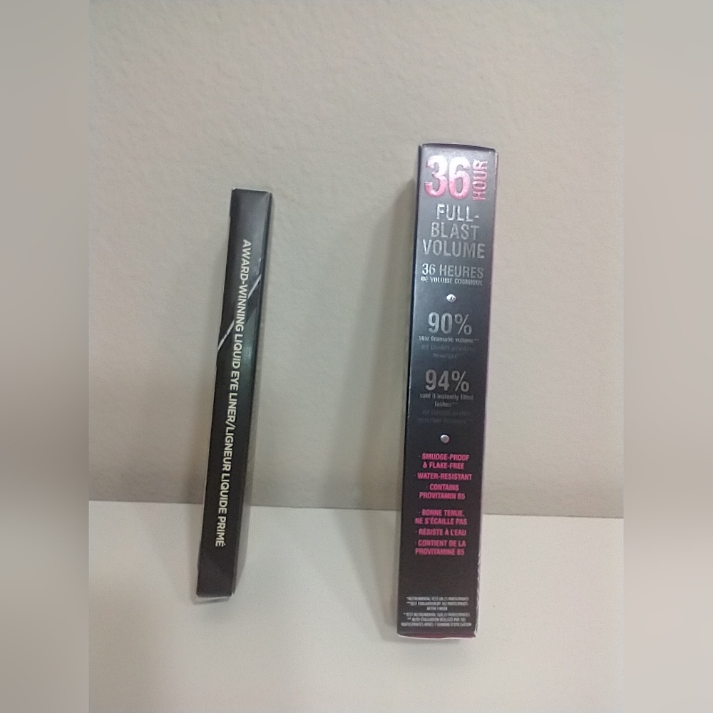 Benefit BAD gal BANG Volumizing Mascara &Black&Stila Stay All Day Eye Liner